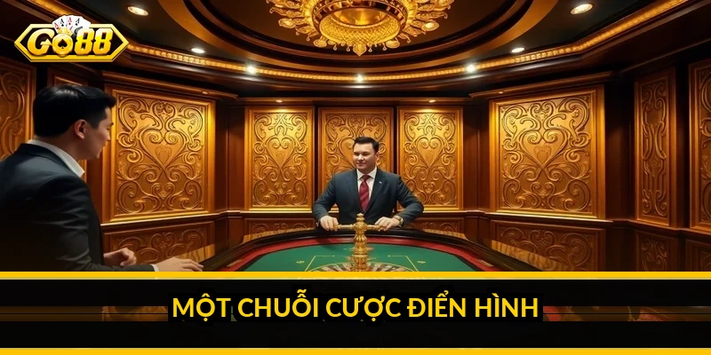 Chiến thuật martingale roulette: vì sao hấp dẫn nhưng rủi ro Một chuỗi cược điển hình