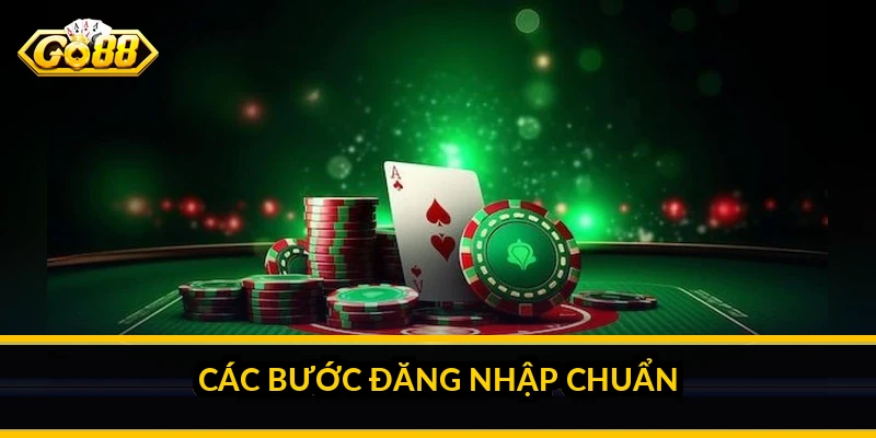 Các bước đăng nhập chuẩn