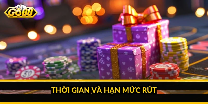 Thời gian và hạn mức rút