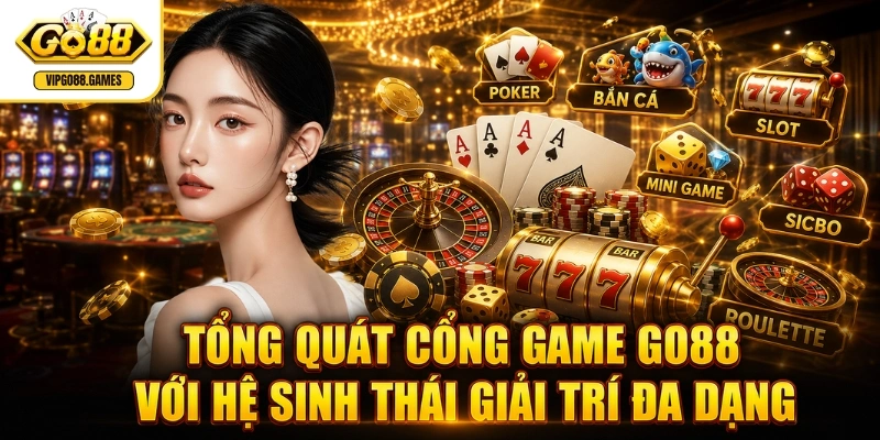 Tổng quát cổng game GO88 với hệ sinh thái giải trí đa dạng